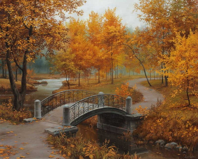 Autumn in an Old Park